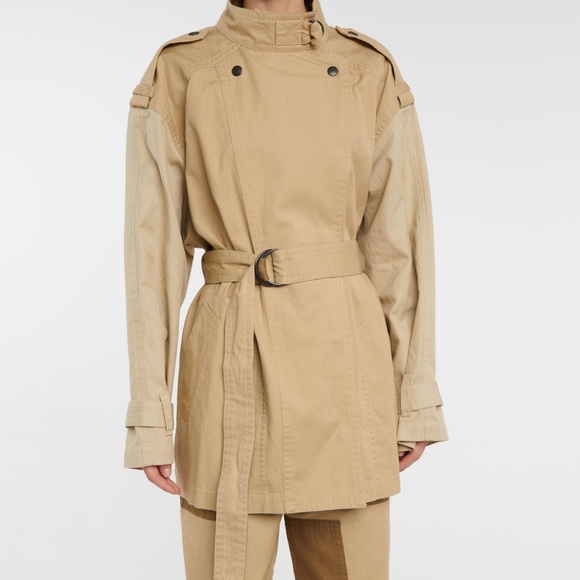 Isabel Marant Étoile Veste Kelly Cotton and Linen Beige Jacket size 42. - Picture 3 of 7